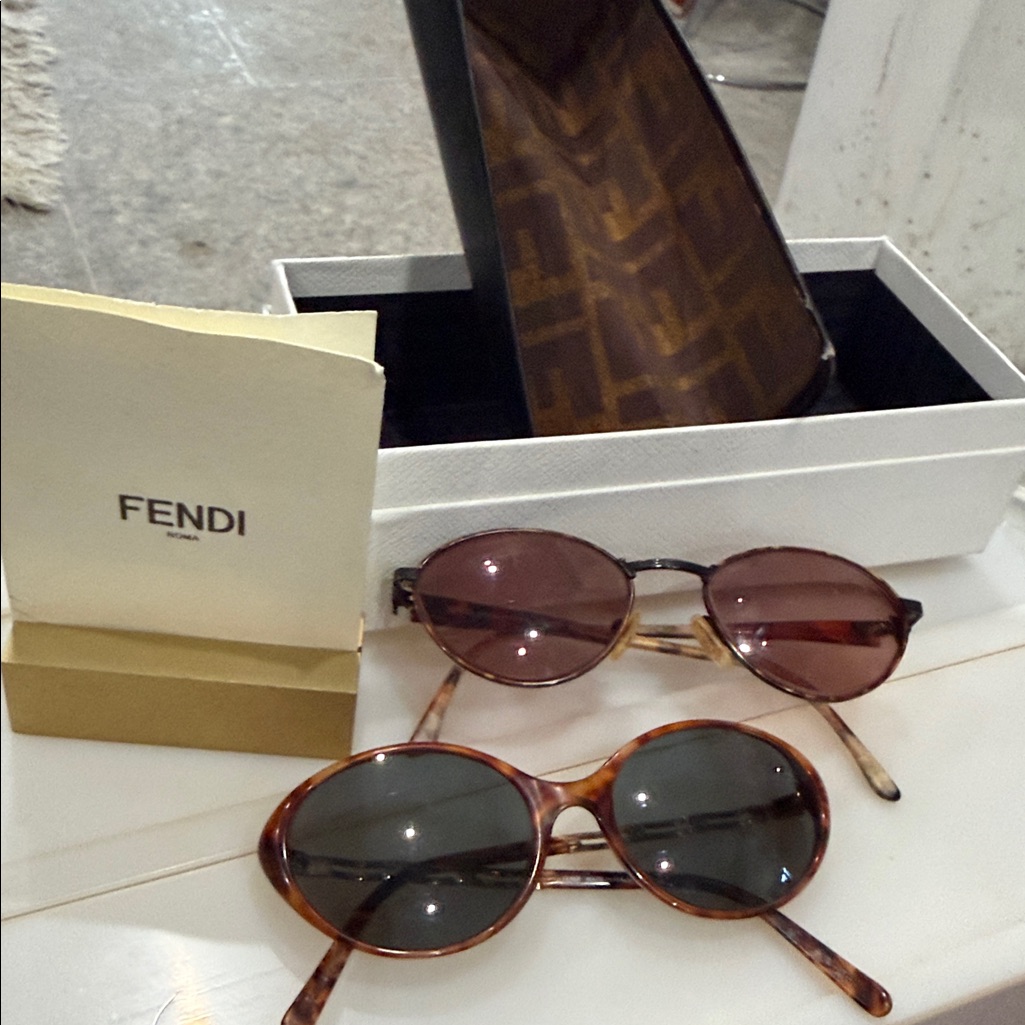 Fendi Amazing Vintage Fendi Sunglasses Preowned Needs Lenses Replaced